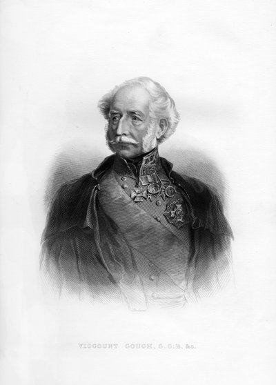 Hugh Gough, 1e Burggraaf Gough, Britse veldmaarschalk, 19e eeuw door Unbekannt