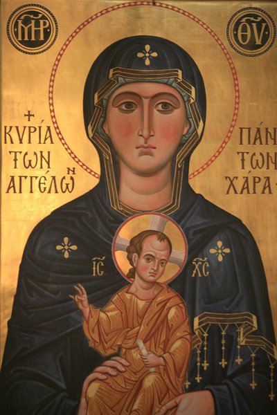 Icoon. Saint-Antoine-le-Grand orthodoxe kerk, Saint-Laurent-en-Royans, Frankrijk door Unbekannt