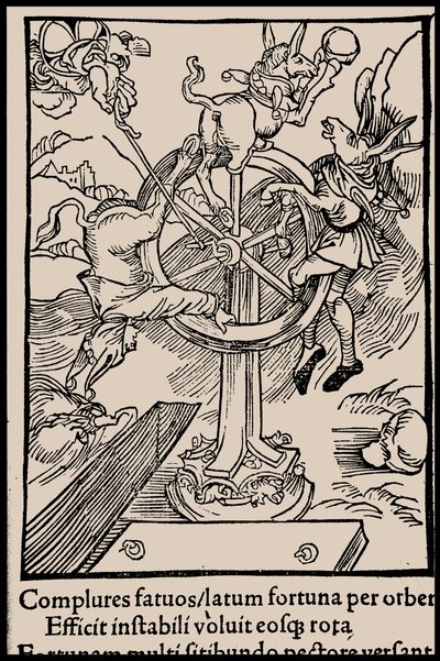 Illustratie voor het boek Ship of Fools door Sebastian Brant door Unbekannt