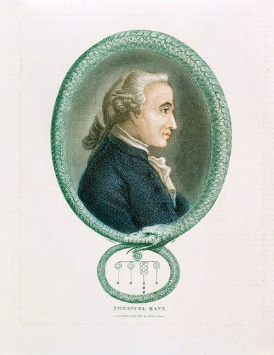 Immanuel Kant, Duitse filosoof, 1812 door Unbekannt