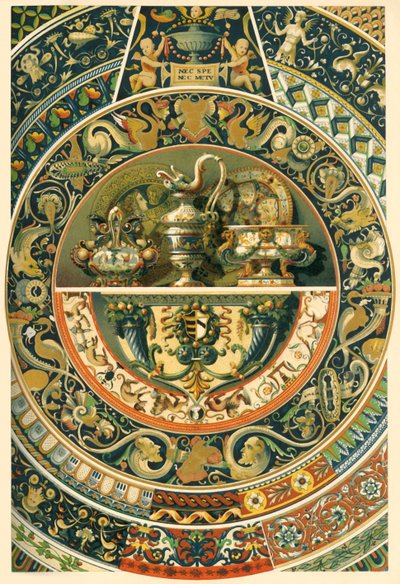 Italiaanse Renaissance beschilderde keramiek, 1898 door Unbekannt