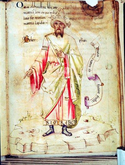 Jabir Ibn Hayyan, Abu Musa, Arabische chemicus en alchemist door Unbekannt