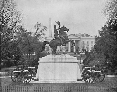 Jackson standbeeld, Lafayette Square, Washington, D.C., ca. 1897 door Unbekannt