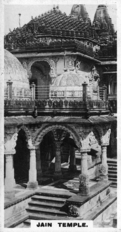 Jain tempel, Ahmedabad, India, ca. 1925 door Unbekannt