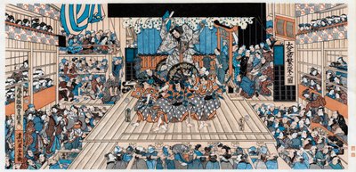 Japanse theaterscène door Unbekannt