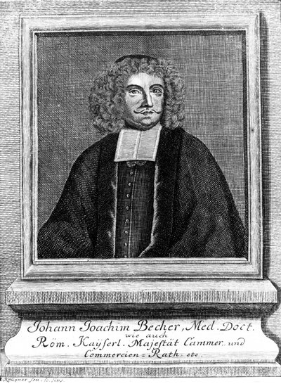 Johann Joachim Becher, Duitse arts en chemicus, ca. 1670s door Unbekannt