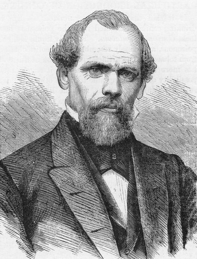 John Augustus Roebling, Amerikaanse civiel ingenieur, 1874 door Unbekannt