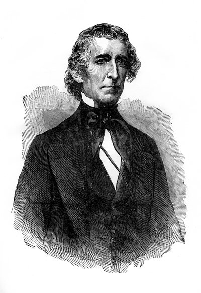 John Tyler, tiende president van de Verenigde Staten, 1872 door Unbekannt