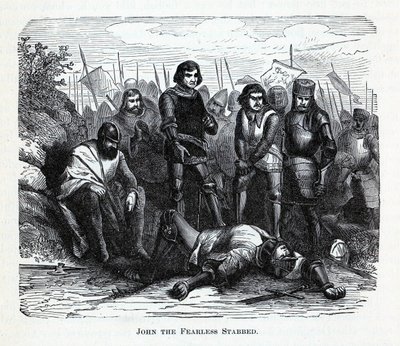 Jan zonder Vrees neergestoken, 1882 door Unbekannt