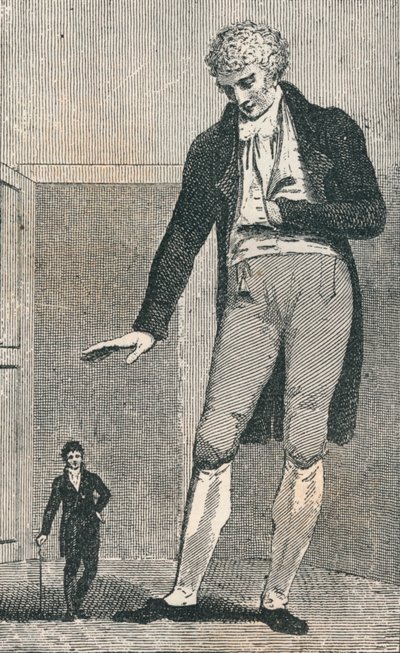 Jozef Boruwlaski 1739-1837 en Patrick Cotter OBrien 1760-1806, c1780 door Unbekannt
