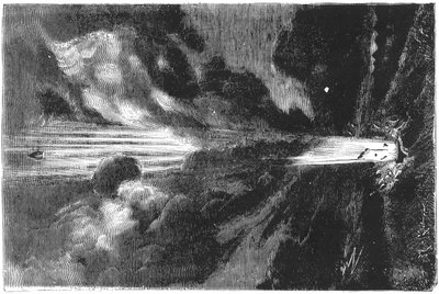 Jules Verne 1828-1905, Van de aarde naar de maan, 1865 door Unbekannt