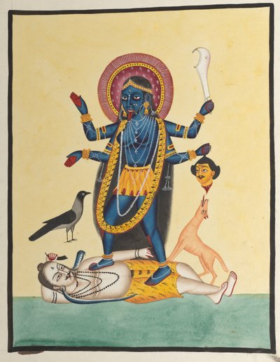 Kali, 1800s door Unbekannt