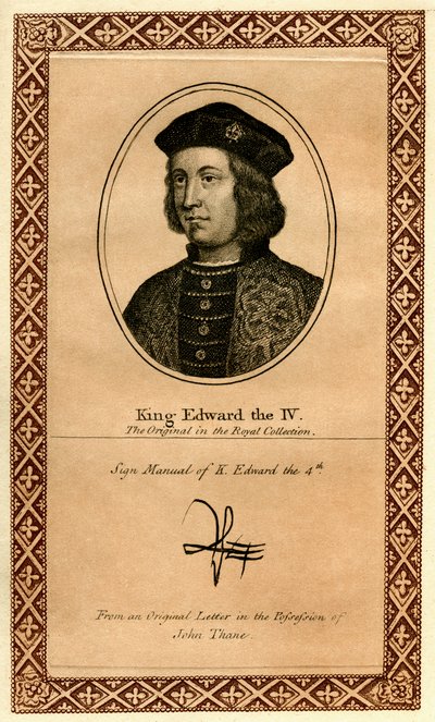 Koning Edward IV van Engeland door Unbekannt