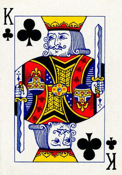 Koning van Klaveren van een kaartspel van Goodall & Son Ltd. door Unbekannt