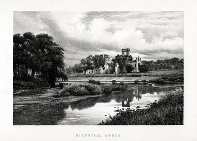 Kirkstall Abbey, Leeds, Yorkshire, 1896 door Unbekannt
