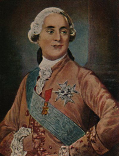 Koning Lodewijk XVI van Frankrijk 1754-1793 - Schilderij van Duplessis, 1934 door Unbekannt