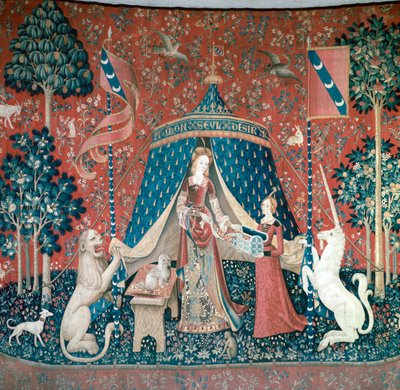 La Dame A La Licorne, 15e eeuw door Unbekannt
