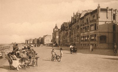 La Digue, De Promenade, ca. 1900 door Unbekannt