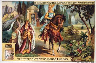 La Jerusalem deliveree par le Tasse, Renaud verlaat Armide, de tovenares door Unbekannt