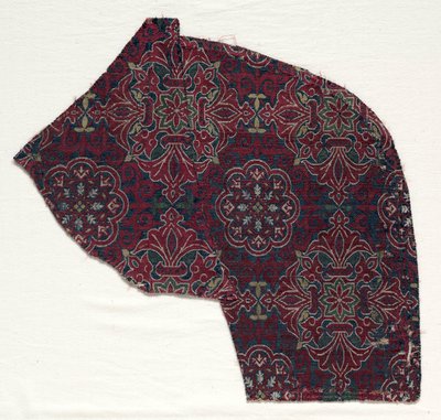 Lampasfragment met bladmedaillons, 1300-1499 door Unbekannt