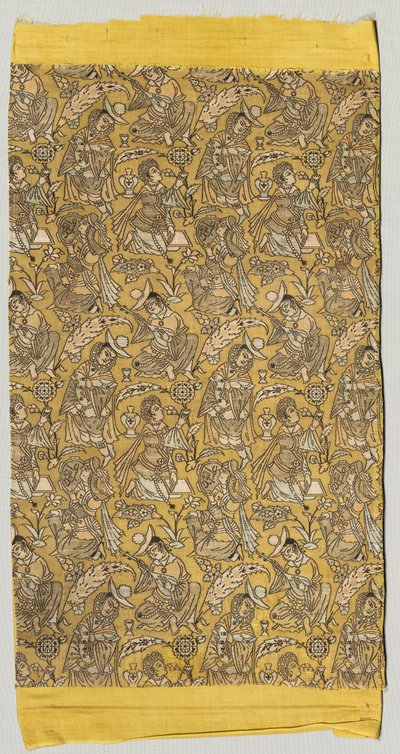 Lampas met dansers en muzikanten, 1600-1650 door Unbekannt