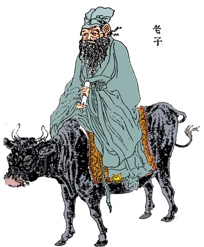 Lao-Tzu, oude Chinese filosoof en inspiratie van het Taoïsme door Unbekannt
