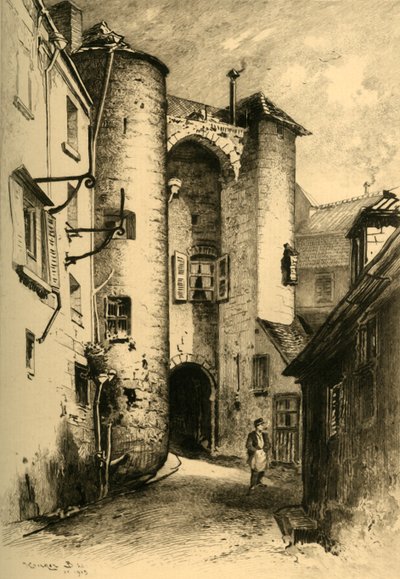 Le Passage Des Chénizelles À Laon Aisne, 1903 door Unbekannt