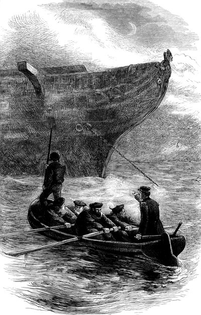 Luitenant Caldwell laat de ketting slippen, Amerikaanse Burgeroorlog, 1861-1865 ca. 1880 door Unbekannt