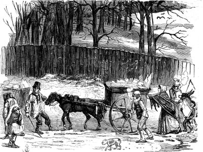 Londense ijskarren, 1850 door Unbekannt