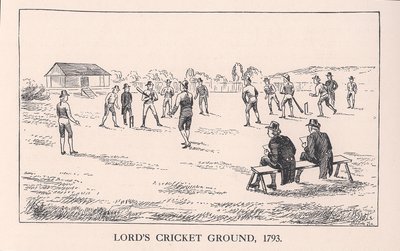 Lords cricketveld, Londen, 1793 door Unbekannt