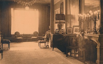 Louis XVI Kamer in de Cubaanse Ambassade in Brussel, België, 1927 door Unbekannt