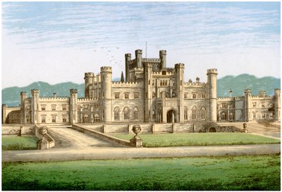 Lowther Castle, Westmorland, huis van de Graaf van Lonsdale, c1880 door Unbekannt