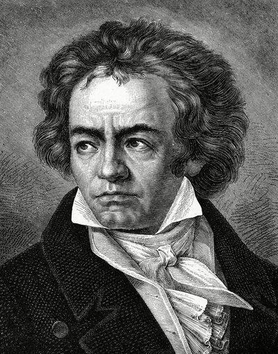 Ludwig van Beethoven 1770-1827, Duitse componist door Unbekannt