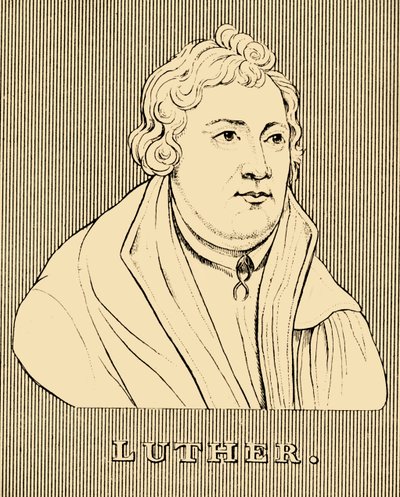 Luther, 1483-1546, 1830 door Unbekannt