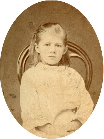 Lyubov Dostoyevskaya, dochter van de auteur Fyodor Dostoevsky, 1870s door Unbekannt