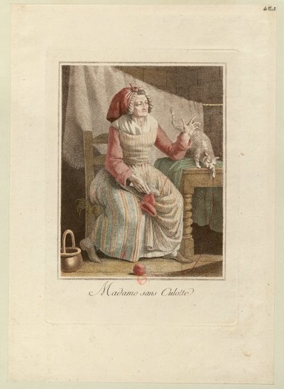 Madame Sans-Culotte, ca. 1794 door Unbekannt
