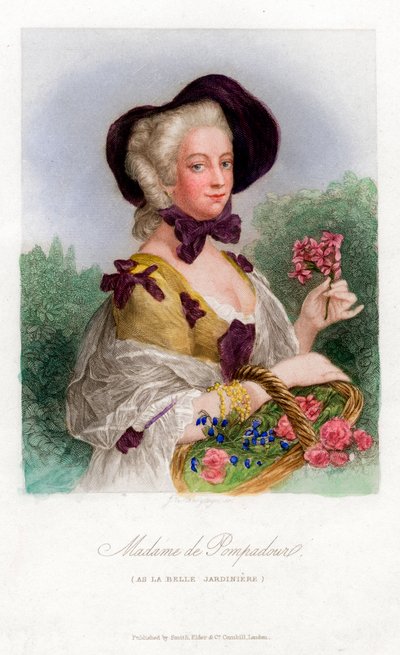 Madame de Pompadour, ca. 1740-1800 door Unbekannt