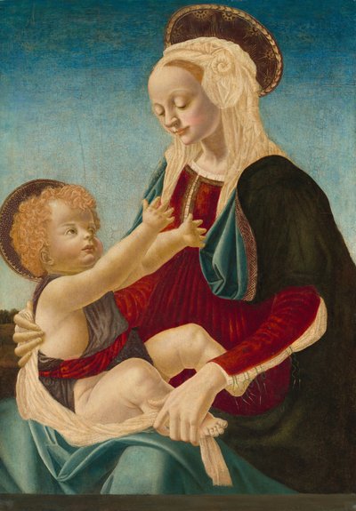 Madonna en Kind, c. 1470-1480 door Unbekannt