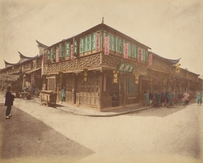 Theehuis, 1870s door Unbekannt