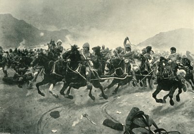 Maiwand - Het redden van de kanonnen door Unbekannt