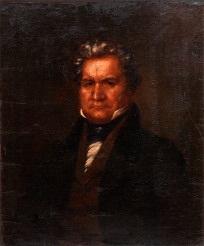 Major Ridge, Portret van Cherokee Indiaan door Unbekannt