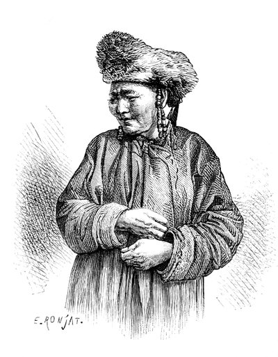 Manchu vrouw, c1890 door Unbekannt