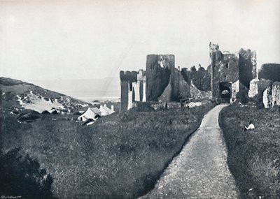 Manorbier - Het Kasteel, 1895 door Unbekannt