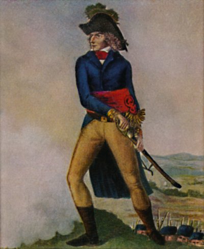 Marschall Bernadotte, gravure naar de tekening van Hilaire Le Dru, 1934 door Unbekannt
