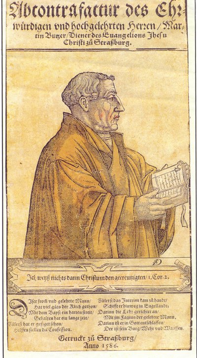 Martin Bucer 1491-1551 door Unbekannt