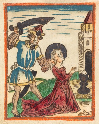 Martelaarschap van Sint Barbara door Unbekannt