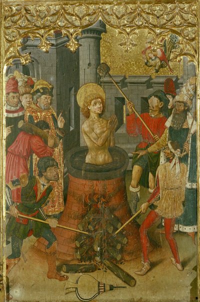 Martelaarschap van Sint Johannes de Evangelist door Unbekannt