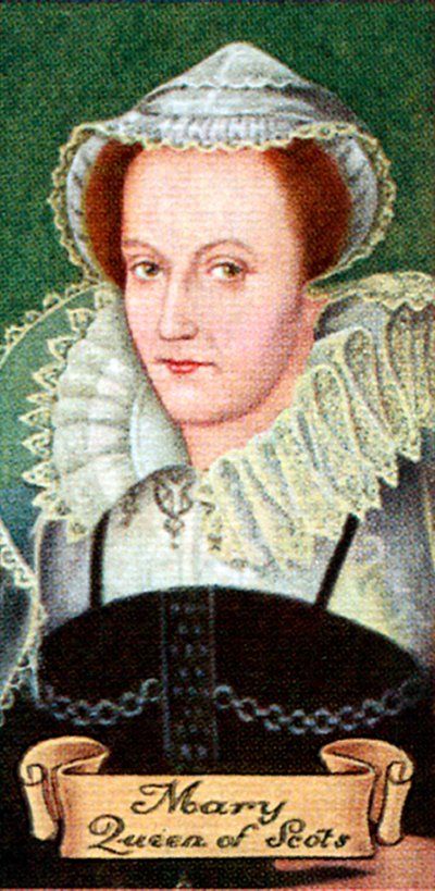 Mary, Queen of Scots, uit een serie sigarettenkaartjes, 1935 door Unbekannt