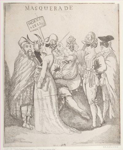 Maskerade, [30 augustus 1811], kopie na door Unbekannt