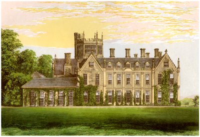 Melbury House, Dorset, huis van de graaf van Ilchester, ca. 1880 door Unbekannt
